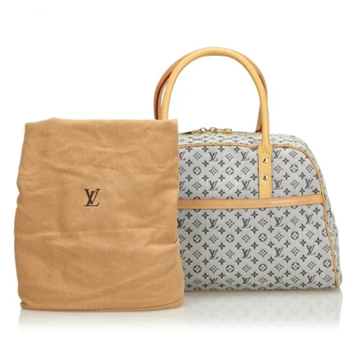 Louis Vuitton Vintage Vintage Bags-- Monogram Mini Lin Marie Bag - Blue Navy Brown - Monogram Leather Handbag - Luxury High Quality - Avvenice