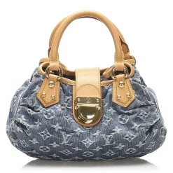 Louis Vuitton Vintage Vintage Bags-- Monogram Denim Pleaty Handbag - Denim - Leather Handbag - Luxury High Quality - Avvenice