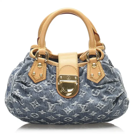 Louis Vuitton Vintage Vintage Bags-- Monogram Denim Pleaty Handbag - Denim - Leather Handbag - Luxury High Quality - Avvenice