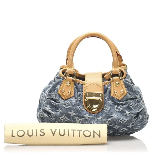Louis Vuitton Vintage Vintage Bags-- Monogram Denim Pleaty Handbag - Denim - Leather Handbag - Luxury High Quality - Avvenice