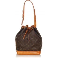 Louis Vuitton Vintage Vintage Bags-- Monogram Noe - Brown - Monogram Canvas and Leather Bucket Bag - Luxury High Quality - Avvenice