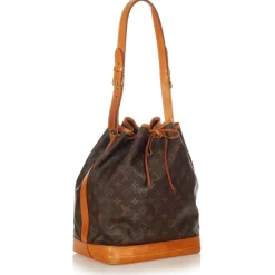 Louis Vuitton Vintage Vintage Bags-- Monogram Noe - Brown - Monogram Canvas and Leather Bucket Bag - Luxury High Quality - Avvenice