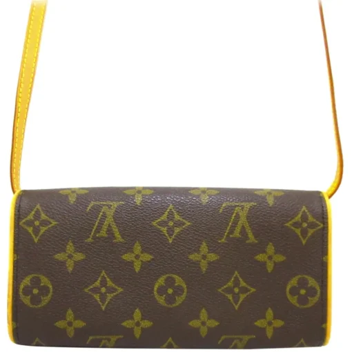 Louis Vuitton Vintage Vintage Bags-- Monogram Pochette Twin Brown - Monogram Canvas and Vachetta Leather Crossbody Bag - Luxury High Quality - Avvenice