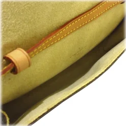 Louis Vuitton Vintage Vintage Bags-- Monogram Pochette Twin Brown - Monogram Canvas and Vachetta Leather Crossbody Bag - Luxury High Quality - Avvenice