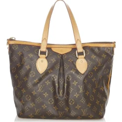 Louis Vuitton Vintage Vintage Bags-- Monogram Palermo PM - Brown - Monogram Canvas and Leather Handbag - Luxury High Quality - Avvenice