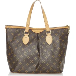 Louis Vuitton Vintage Vintage Bags-- Monogram Palermo PM - Brown - Monogram Canvas and Leather Handbag - Luxury High Quality - Avvenice