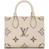 Louis Vuitton Vintage Vintage Bags-- Monogram Empreinte Onthego PM - Brown Beige - Leather Handbag - Luxury High Quality - Avvenice