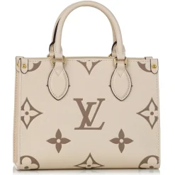 Louis Vuitton Vintage Vintage Bags-- Monogram Empreinte Onthego PM - Brown Beige - Leather Handbag - Luxury High Quality - Avvenice