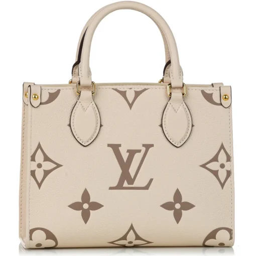 Louis Vuitton Vintage Vintage Bags-- Monogram Empreinte Onthego PM - Brown Beige - Leather Handbag - Luxury High Quality - Avvenice