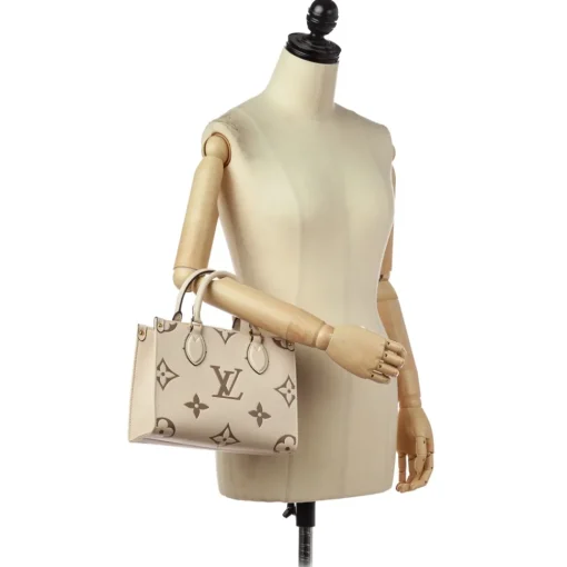 Louis Vuitton Vintage Vintage Bags-- Monogram Empreinte Onthego PM - Brown Beige - Leather Handbag - Luxury High Quality - Avvenice