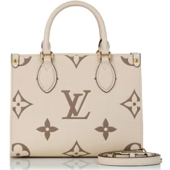 Louis Vuitton Vintage Vintage Bags-- Monogram Empreinte Onthego PM - Brown Beige - Leather Handbag - Luxury High Quality - Avvenice