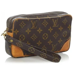 Louis Vuitton Vintage Vintage Bags-- Monogram Marly Dragonne PM - Brown - Leather Handbag - Luxury High Quality - Avvenice