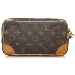 Louis Vuitton Vintage Vintage Bags-- Monogram Marly Dragonne PM - Brown - Leather Handbag - Luxury High Quality - Avvenice