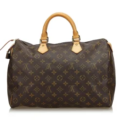 Louis Vuitton Vintage Vintage Luggage|Vintage Bags-- Monogram Speedy 35 Bag - Brown - Monogram Leather Handbag - Luxury High Quality - Avvenice
