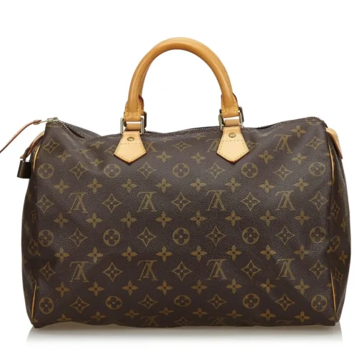 Louis Vuitton Vintage Vintage Luggage|Vintage Bags-- Monogram Speedy 35 Bag - Brown - Monogram Leather Handbag - Luxury High Quality - Avvenice