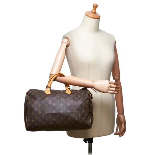 Louis Vuitton Vintage Vintage Luggage|Vintage Bags-- Monogram Speedy 35 Bag - Brown - Monogram Leather Handbag - Luxury High Quality - Avvenice