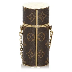 Louis Vuitton Vintage Other Accessories Vintage-- Monogram Lipstick Case - Brown - Monogram Canvas and Metal Case- Luxury High Quality - Avvenice