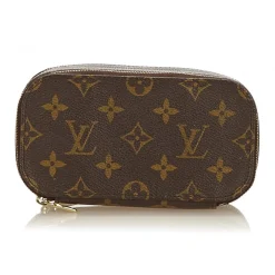 Louis Vuitton Vintage Other Accessories Vintage-- Monogram Trousse Blush PM Pouch - Brown - Leather and Monogram Leather Pouch - Luxury High Quality - Avvenice