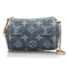 Louis Vuitton Vintage Other Accessories Vintage|Vintage Bags-- Monogram Denim Trousse Speedy PM Bag - Denim - Leather Trousse - Luxury High Quality - Avvenice