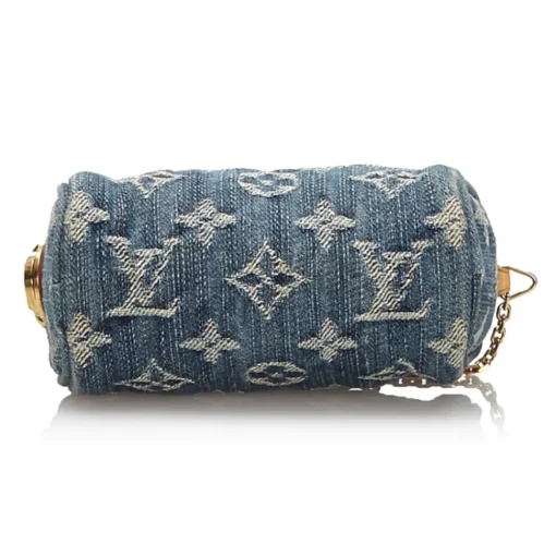 Louis Vuitton Vintage Other Accessories Vintage|Vintage Bags-- Monogram Denim Trousse Speedy PM Bag - Denim - Leather Trousse - Luxury High Quality - Avvenice