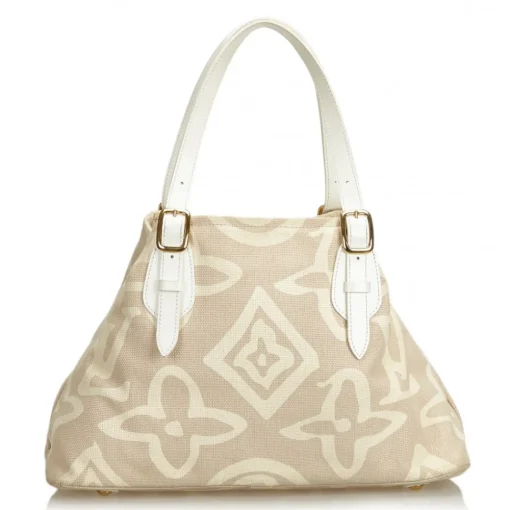 Louis Vuitton Vintage Vintage Bags-- Tahitienne Cabas PM Bag - Brown Beige - Canvas and Leather Handbag - Luxury High Quality - Avvenice