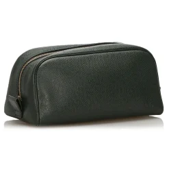 Louis Vuitton Vintage Vintage Bags-- Taiga Trousse Toilette PM Pouch - Dark Green - Leather and Taiga Leather Pouch - Luxury High Quality - Avvenice