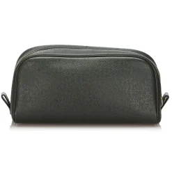 Louis Vuitton Vintage Vintage Bags-- Taiga Trousse Toilette PM Pouch - Dark Green - Leather and Taiga Leather Pouch - Luxury High Quality - Avvenice