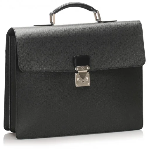 Louis Vuitton Vintage Vintage Bags-- Taiga Moskova Briefcase - Dark Gray - Taiga Leather Business Bag - Luxury High Quality - Avvenice