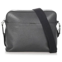 Louis Vuitton Vintage Vintage Bags-- Taiga Anton Messenger PM - Black - Taiga Leather Crossbody Bag - Luxury High Quality - Avvenice