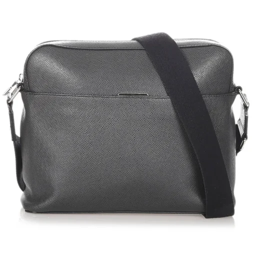 Louis Vuitton Vintage Vintage Bags-- Taiga Anton Messenger PM - Black - Taiga Leather Crossbody Bag - Luxury High Quality - Avvenice