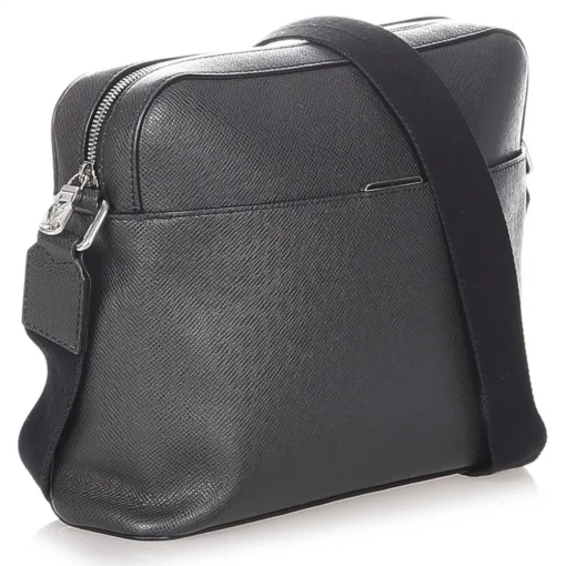 Louis Vuitton Vintage Vintage Bags-- Taiga Anton Messenger PM - Black - Taiga Leather Crossbody Bag - Luxury High Quality - Avvenice