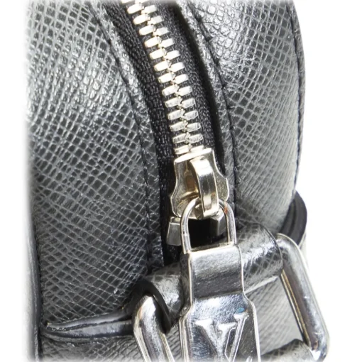 Louis Vuitton Vintage Vintage Bags-- Taiga Anton Messenger PM - Black - Taiga Leather Crossbody Bag - Luxury High Quality - Avvenice