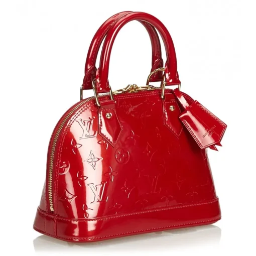 Louis Vuitton Vintage Vintage Bags-- Vernis Alma BB Handbag Bag - Red - Vernis Leather Handbag - Luxury High Quality - Avvenice