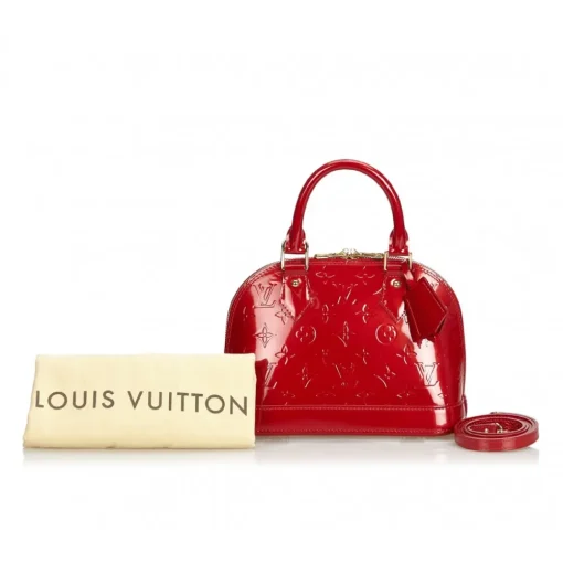 Louis Vuitton Vintage Vintage Bags-- Vernis Alma BB Handbag Bag - Red - Vernis Leather Handbag - Luxury High Quality - Avvenice