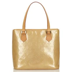 Louis Vuitton Vintage Vintage Bags-- Vernis Houston Bag - Gold Brown - Vernis Leather Handbag - Luxury High Quality - Avvenice