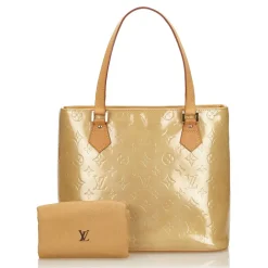Louis Vuitton Vintage Vintage Bags-- Vernis Houston Bag - Gold Brown - Vernis Leather Handbag - Luxury High Quality - Avvenice