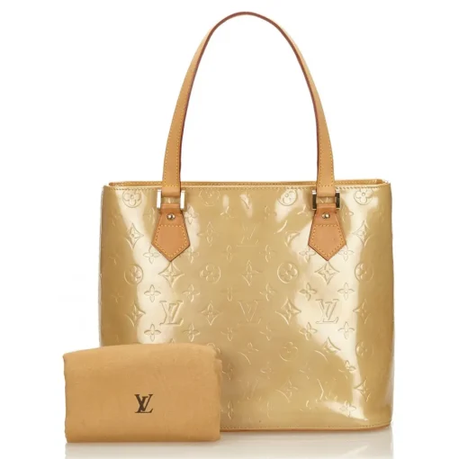 Louis Vuitton Vintage Vintage Bags-- Vernis Houston Bag - Gold Brown - Vernis Leather Handbag - Luxury High Quality - Avvenice