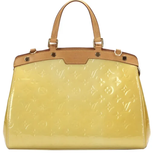 Louis Vuitton Vintage Vintage Bags-- Vernis Brea MM - Yellow Brown Beige - Vernis Leather and Vachetta Leather Satchel - Luxury High Quality - Avvenice