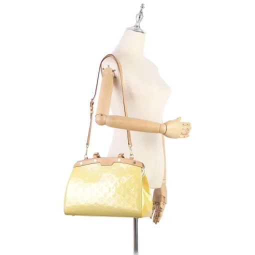 Louis Vuitton Vintage Vintage Bags-- Vernis Brea MM - Yellow Brown Beige - Vernis Leather and Vachetta Leather Satchel - Luxury High Quality - Avvenice