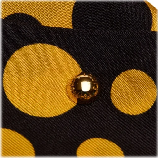 Louis Vuitton Vintage Other Accessories Vintage|Vintage Scarves-- Yayoi Kusama Printed Silk Scarf - Black Yellow - LV Silk Scarf - Luxury High Quality - Avvenice