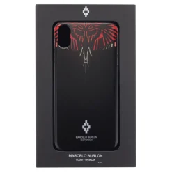 Marcelo Burlon Case-- Geo Red Wings Cover - iPhone XS Max - Apple - County of Milan - Printed Case - Avvenice