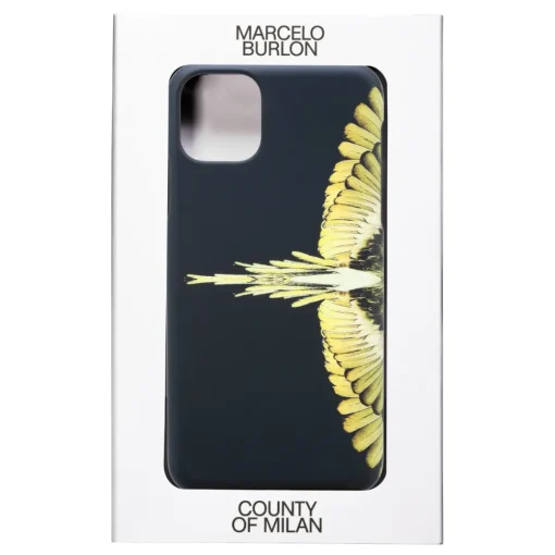 Marcelo Burlon Case-- Ochery Cover - iPhone 11 - Apple - County of Milan - Printed Case - Avvenice