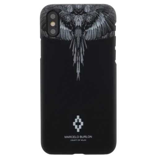 Marcelo Burlon Case-- Silver Wings Cover - iPhone 11 Pro - Apple - County of Milan - Printed Case - Avvenice