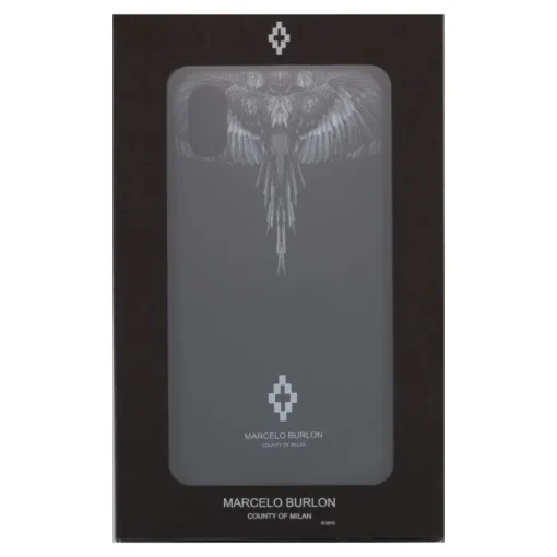 Marcelo Burlon Case-- Silver Wings Cover - iPhone 11 Pro - Apple - County of Milan - Printed Case - Avvenice