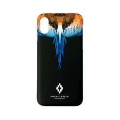 Marcelo Burlon Case-- Wings Orange Blue Cover - iPhone X / XS - Apple - County of Milan - Printed Case - Avvenice