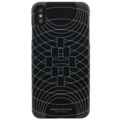 Marcelo Burlon Case-- Wire Frame Black Cover - iPhone 11 Pro - Apple - County of Milan - Printed Case - Avvenice