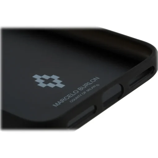 Marcelo Burlon Case-- Wire Frame Black Cover - iPhone 11 Pro - Apple - County of Milan - Printed Case - Avvenice