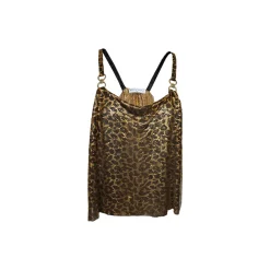 Margaux Avila Tops-- Kate Top - Gold Black - Shirt - Made in Italy - Luxury Exclusive Collection - Avvenice