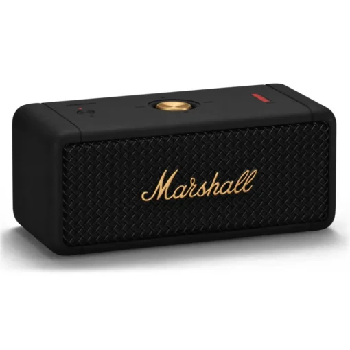 Marshall Audio|Audio-- Emberton - Black & Brass - Portable Bluetooth Speaker - Iconic Classic Premium High Quality Speaker - Avvenice