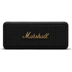 Marshall Audio|Audio-- Emberton - Black & Brass - Portable Bluetooth Speaker - Iconic Classic Premium High Quality Speaker - Avvenice